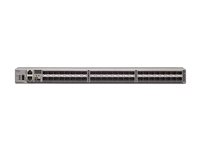 HPE SN6620C 32Gb 48/48 32Gb Short Wave SFP+ Fibre Channel v2 Switch - C-Series - switch - Styrt - 48 x 32Gb Fibre Channel SFP+ - bakside til front-luftflyt - rackmonterbar - med 48 x 32Gb Fibre Channel SW SFP+ transceiver R0P14B