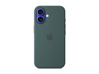 Apple - Baksidedeksel for mobiltelefon - MagSafe-samsvar - silikon - sjøgrønn - for iPhone 16 MYY83ZM/A