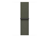 Apple - Sløyfe for smart armbåndsur - 42mm - 130 - 200 mm - skog - for Watch Hermès Series 7, Hermès Series 9, SE 3, Series 10, Series 11, Series 8, Series 9 MFFD4ZM/A