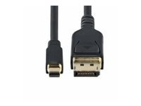 StarTech.com Mini DP to DisplayPort 1.4 Cable 8K 60Hz HBR3 4K - DisplayPort-kabel - Mini DisplayPort (hann) til DisplayPort (hann) låst - Displayport 1.4/Thunderbolt 2 - 3.1 m - 8 K 60 Hz (7680 x 4320) støtte, 4 K 120 Hz (3840 x 2160) støtte - svart DP14MDPMM10F
