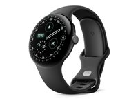 Google Pixel Watch 4 - 45 mm - mattsvart aluminium - smartklokke med aktivt bånd - fluorelastomer med myk berøringsoverflate - obsidian - båndbredde: L - 32 GB - UWB, NFC, Bluetooth, Wi-Fi 6 - 36.7 g GA09962-EU