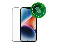 dbramante1928 Eco-shield - Skjermbeskyttelse for mobiltelefon - rammefarge svart - for Apple iPhone 13, 13 Pro, 14, 16e ES14CL004209