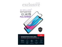 Insmat Brilliant Glass - Skjermbeskyttelse for mobiltelefon - full skjerm - 2.5D - glass - rammefarge svart - for Samsung Galaxy S25 Ultra 861-1598