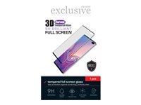 Insmat Exclusive - Skjermbeskyttelse for mobiltelefon - full skjerm - 3D - glass - rammefarge svart - for OnePlus 13 861-1604