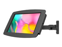 Compulocks Galaxy Tab A7 Lite 8.7" Space Enclosure Swing Wall Mount - Monteringssett (monteringsmaskinvare, hus, svingarm VESA-feste) - svingearm - for nettbrett - låsbar - høyverdig aluminium - svart - skjermstørrelse: 8.7" - veggmonterbar, skranketopp, skrivebordsmonterbar - for Samsung Galaxy Tab A7 Lite 827B870GA7SB