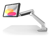 Compulocks iPad 10th-11th (A16) Gen PowerMove Articulating Arm Mount Black - Monteringssett (stativ) - for nettbrett - svart, sølv - skjermstørrelse: 10.9" - skrivebordsmonterbar - for Apple 10.9-inch iPad (10. generasjon) 660REACHPMIP109