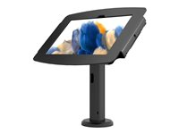 Compulocks Galaxy Tab A7 Lite 8.7â€ Space Enclosure Tilting Stand 8" - Monteringssett (stativ, hus) - tilting kiosk - for nettbrett - låsbar - høyverdig aluminium - svart - skjermstørrelse: 8.7" - monteringsgrensesnitt: 100 x 100 mm - skrivebordsmonterbar, frittstående - for Samsung Galaxy Tab A7 Lite TCDP01870GA7SB