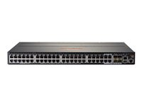 HPE Aruba 2930M 48G 1-Slot - Switch - L3 - Styrt - 44 x 10/100/1000 + 4 x kombo-Gigabit SFP - front til bakside-luftflyt - rackmonterbar JL321A