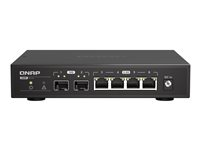 QNAP QSW-2104-2S - Switch - ikke-styrt - 2 x 10 Gigabit SFP+ + 4 x 2.5GBase-T - stasjonær QSW-2104-2S