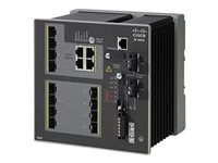 Cisco Industrial Ethernet 4000 Series - Switch - Styrt - 8 x Gigabit SFP + 4 x kombo-Gigabit SFP - DIN-skinnemonterbar - DC power - TAA-samsvar IE-4000-8GS4G-E