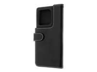 Insmat Flip Case - Lommebok for mobiltelefon - lær, kartong+papir+aluminiumsfolie - for Motorola Edge 50 Ultra 650-3247