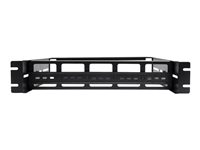 Eaton Tripp Lite Series Adjustable Rack-Mount DIN Rail Kit - Top Hat, Mini Top Hat and G-Style Rails - DIN-skinnemonteringssett - rackmonterbar - svart - 2U - 19" SRDINRAIL2U