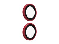 ZAGG InvisibleShield Premium GL - Linsebeskytter for mobiltelefon - rød - for Apple iPhone 16, 16 Plus, 17 200119642