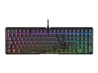 CHERRY XTRFY MX 3.1 - Tastatur - 100% - full size - bakgrunnsbelyst - USB-C - QWERTY - Pan Nordic - tastsvitsj: CHERRY MX2A Red - svart G80-3890LJAPN-2