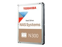 Toshiba N300 NAS HDWG62CUZSVA - Harddisk - 22 TB - intern - 3.5" - SATA 6Gb/s - 7200 rpm - buffer: 512 MB HDWG62CUZSVA