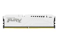 Kingston FURY Beast - DDR5 - modul - 16 GB - DIMM 288-pin - 5200 MT/s / PC5-41600 - CL40 - 1.25 V - ikke-bufret - on-die ECC - hvit KF552C40BW-16
