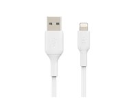 Belkin BoostCharge - Lightning-kabel - Lightning hann til USB hann - 15 cm - hvit CAA001BT0MWH