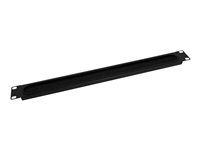 Eaton Tripp Lite Series Rack Enclosure Cabinet Cooling Horizontal Brush Strip 1URM - rackkabeladgangspanel med børste - 1U SR1UBRUSH