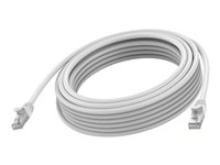 Vision - Nettverkskabel - RJ-45 (hann) til RJ-45 (hann) - 5 m - 6.2 mm - STP - CAT 6a - formstøpt, uten hindringer - hvit TC 5MCAT6A