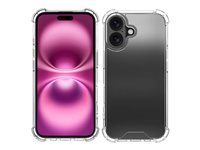 Insmat Impact - Baksidedeksel for mobiltelefon - termoplast-polyuretan (TPU) - blank - for Apple iPhone 16 650-1283