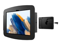 Compulocks Galaxy Tab A8 10.5" Space Enclosure Wall Mount Plus Hub - Innhegning - for nettbrett - plus hub - svart - veggmonterbar - for Samsung Galaxy Tab A8 201M105GA8SBH01