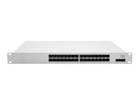 Cisco Meraki Cloud Managed Ethernet Aggregation Switch MS425-32 - Switch - Styrt - 24 x 10 Gigabit SFP+ + 2 x 40 Gigabit QSFP+ (opplenke) - front til bakside-luftflyt - rackmonterbar MS425-32-HW