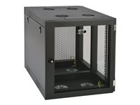 Eaton Tripp Lite Series 12U Wall Mount Rack Enclosure Server Cabinet Side Mount Wallmount - Rack skap - veggmonterbar - svart - 12U - 19" SRW12UHD