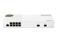 QNAP QSW-M2108-2S - Switch - Styrt - 2 x 10 Gigabit SFP+ + 8 x 2.5GBase-T - stasjonær QSW-M2108-2S